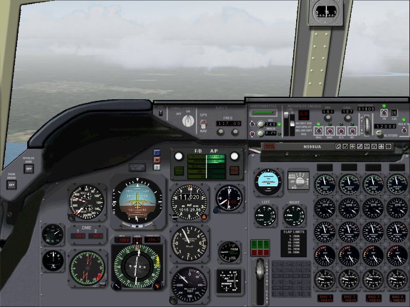 Fs2004 Panel By Ken Mitchell This Panel Was Made For Use With Mike Stones Aircraft