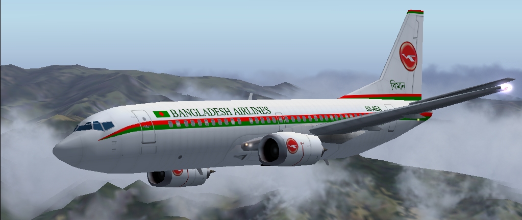 Biman 737-300 Registration: S2-Aea Bangladesh Airlines Currently Has Two Boeing 737-300 In