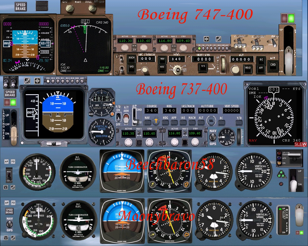 Fs2004 Default Aircraft Mini_Panel Editing Type Different Minipanel For Default Aircraft I