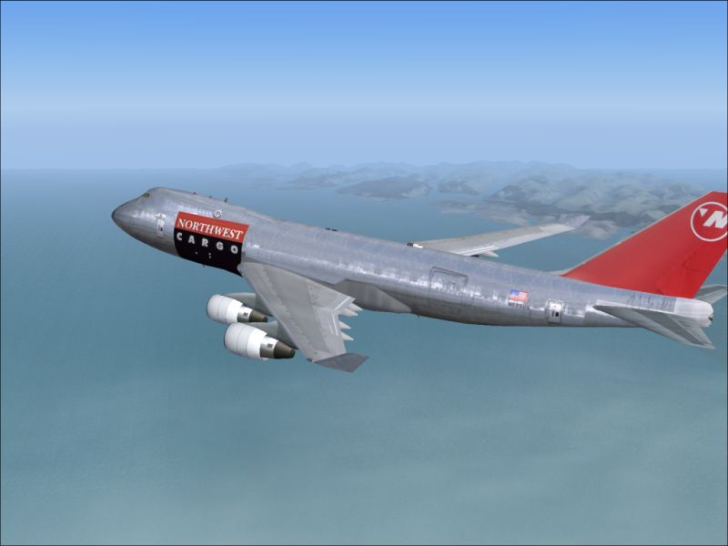 My Textures Repaint Of Meljets 747 Freighter In Aluminumweathered Textures