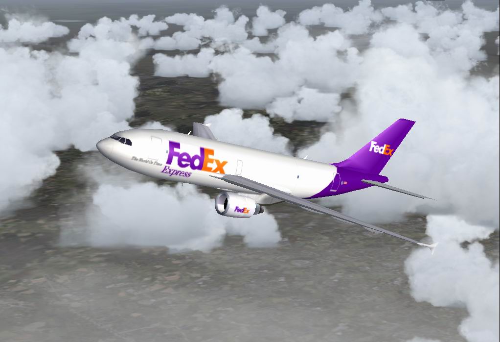 Textures Repaint Of Fspainters A310 In Fedex Express Colours By Henning Kramer