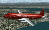 Fs2004 Aircraft Vickers Viscount 806 Parcel Force 1994 (Cargo) Superb Model Of This Classi