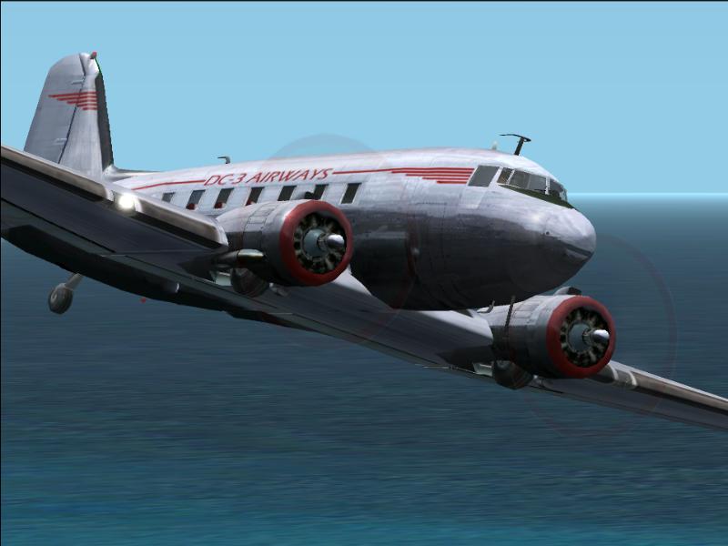 Fs2002 Douglas Dc-3 Dc-3 Airways Bare Metal Versions These Are Official Repaints For The V