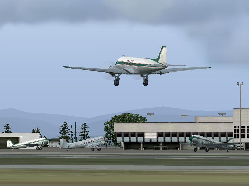Fs2004 Douglas Dc-3 Dc-3 Airways Classic And 1940S Liveriesbased On The Default Dc-3, Thes