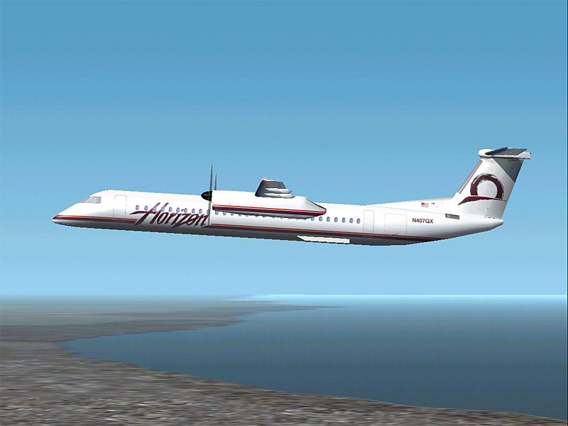 Horizon Air De Havilland Dash 8-401Q This Is A Textures Repaint Of Robert Versluys Dash 8