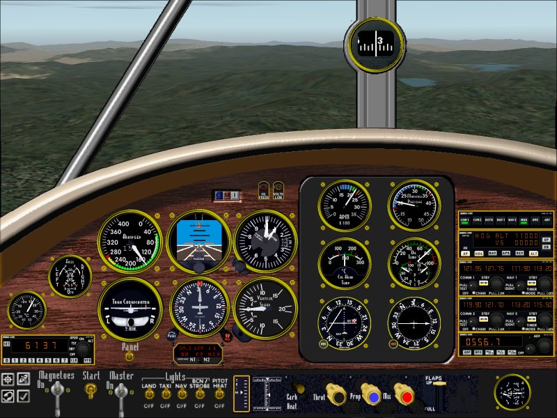 Fs2004 Panel By Ken Mitchell Rework Of Roger Gilberts Original Staggerwing Bitmap — 1