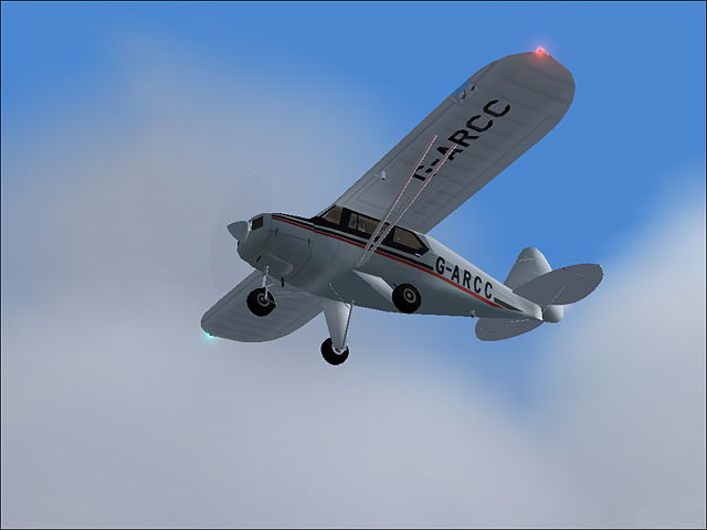 Fs2004 - Piper Pa-22/20 Pacer/Tri-Pacer - G-Arcc Photorealistic Textures For Brian Gladden