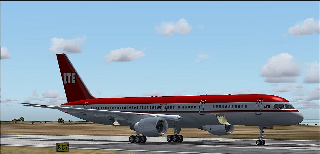 Boeing 757 In Lte Colours Very Detailed Lte Textures Repaint Of The Posky 757-200 V2