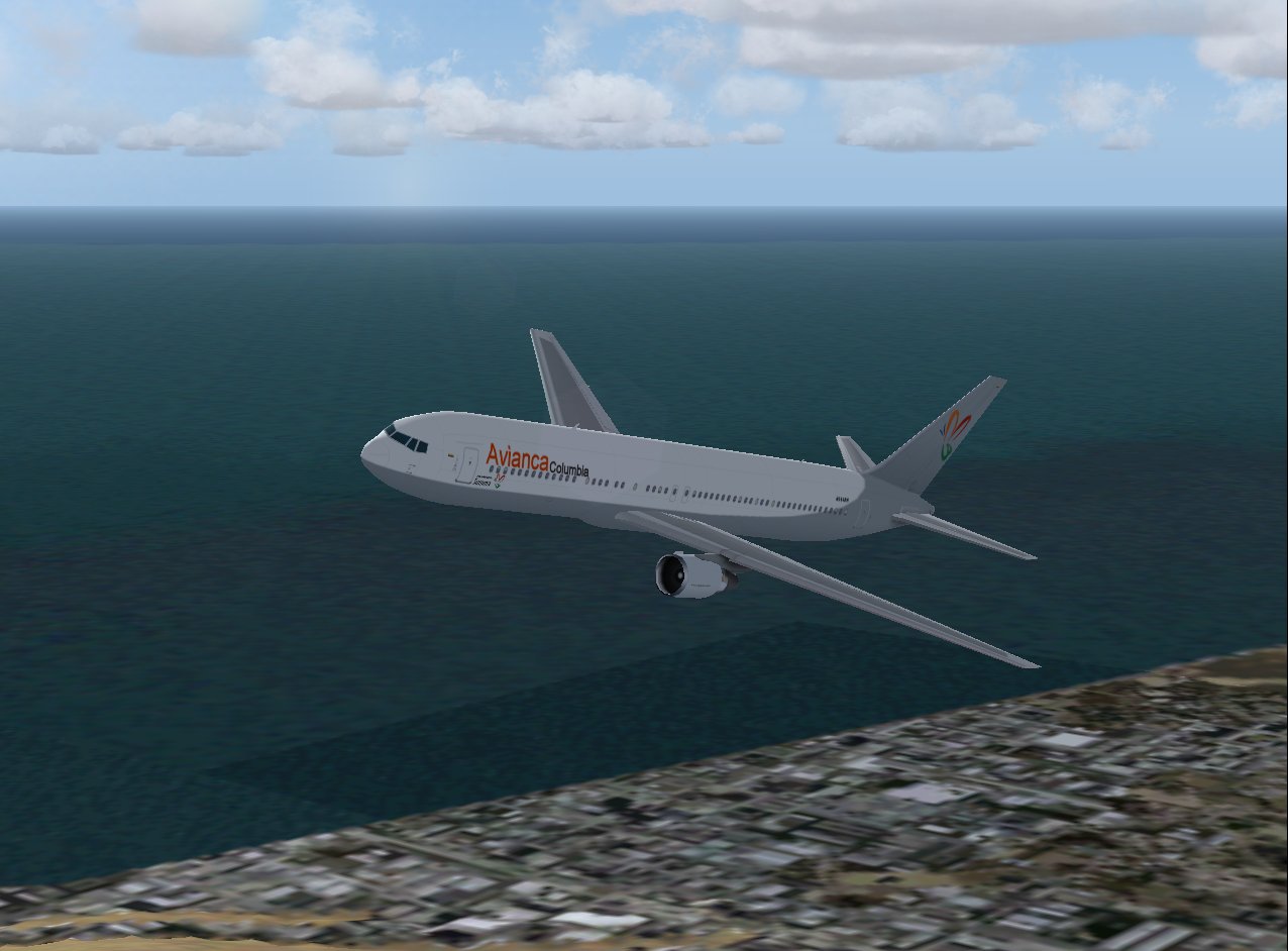 Boeing 767-300Er In Avianca Summa Alianzalivery; Repainted In 32-Bit Textures