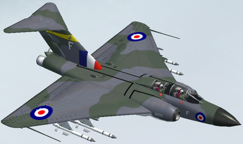Fs2002/Fs2004 Gloster Javelin Faw.9 This Is A First Delta Wing Weather Resistant Fighter O
