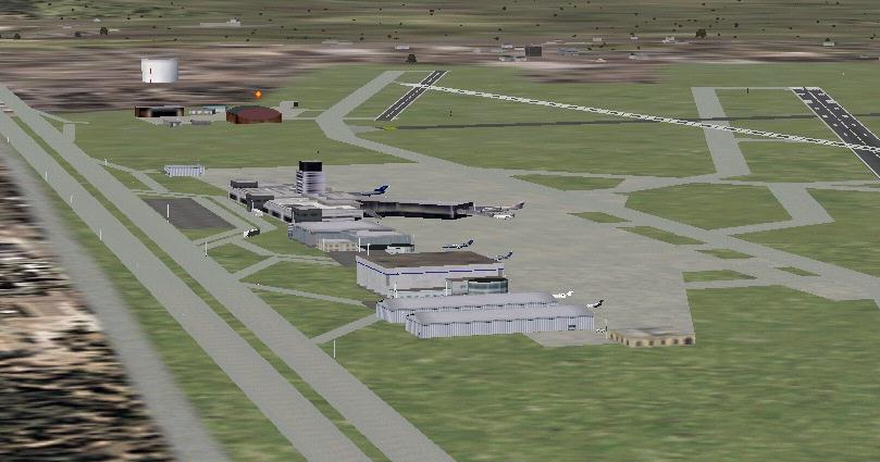 Fs2004 Scenery-Billings Logan Intl Airport, Update For Fs2004, Serves Billings And Yellows — 1
