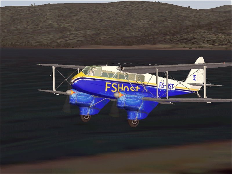 De Havilland Dh.89A Dragon Rapide Created By : David Garwood Repaint: Patrick Cole With Pe
