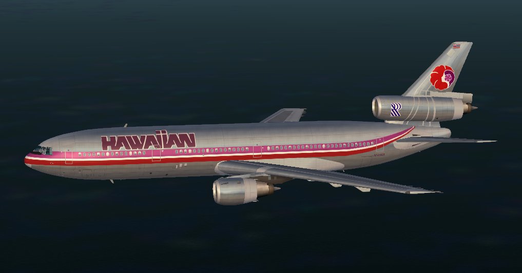 Ffx/Sga Dc10 Series-30 Hawaiian Air These Are Addon Textures For The Ffx/Sga Dc10 Series-3