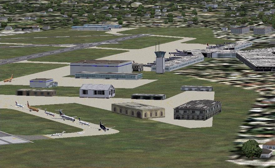 Fs2004 Scenery- Long Island Macarthur Airport (Kisp) Is Located On Long Island Ny Making I