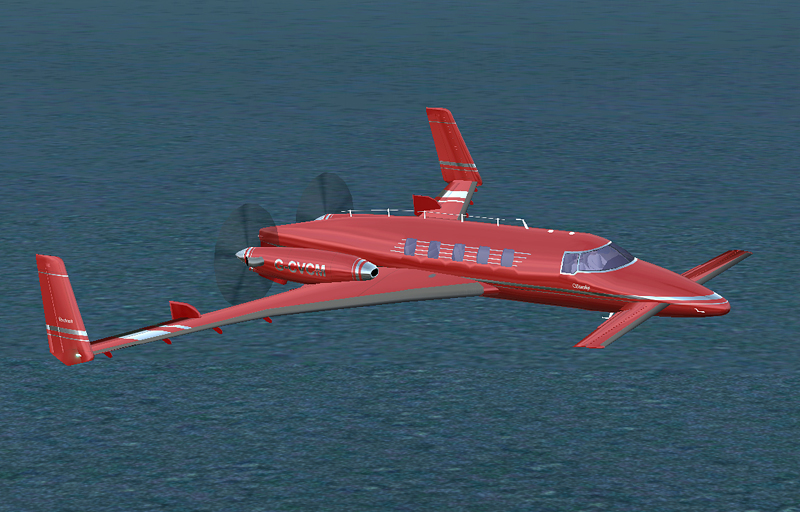Fs2002/Fs2004 Beech Starship G-Cvcm Private A Textures Repaint Of Mike Stones Wonderful Be