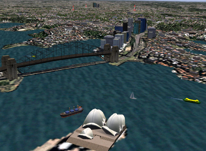 Scenery For Fs2004 Sydney, Australia This Scenery Is Meant As An Enhancement To The Alread