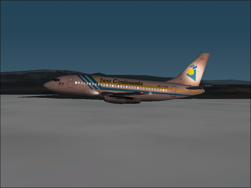 Fs2002/04 Aero Continente The Brandnew Flightfx/Sgair Boeing 737-200 It Features The Lates
