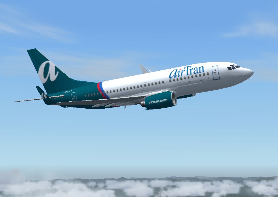 Repaints Of Tsutomu Urakawas Boeing 737-700 & 800 In The Current Airtran Livery
