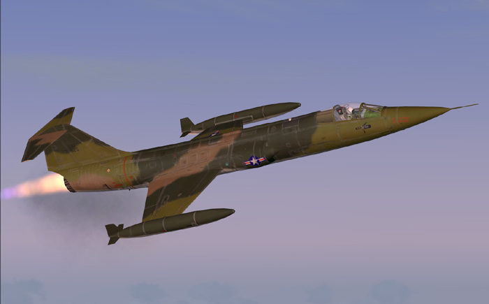 Fs2004 Usaf Smoke Ii F 104