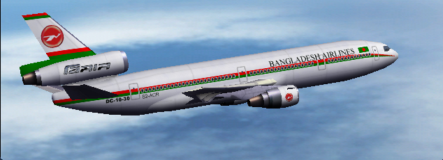 Biman Dc-10-30 S2-Acr After Successully Operating The Dc-10, Bangladesh Airlines Added Sev