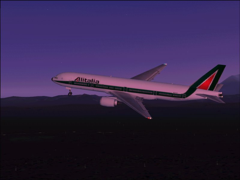 Alitalia Boeing 777-300 Author: Zecchi Cleante E-Mail:cleantez_At_Libero.it This Is A Text