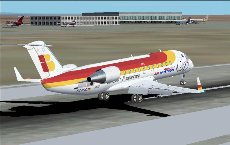 Air Nostrum/Iberia Regional Canadair Crj-200Er, Registration Ec-Igo Juan De Juanes