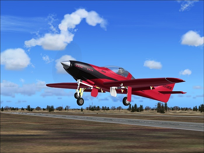 A Textures Repaint Of Robert Christophers Lancair Legacy In Fictional Colours