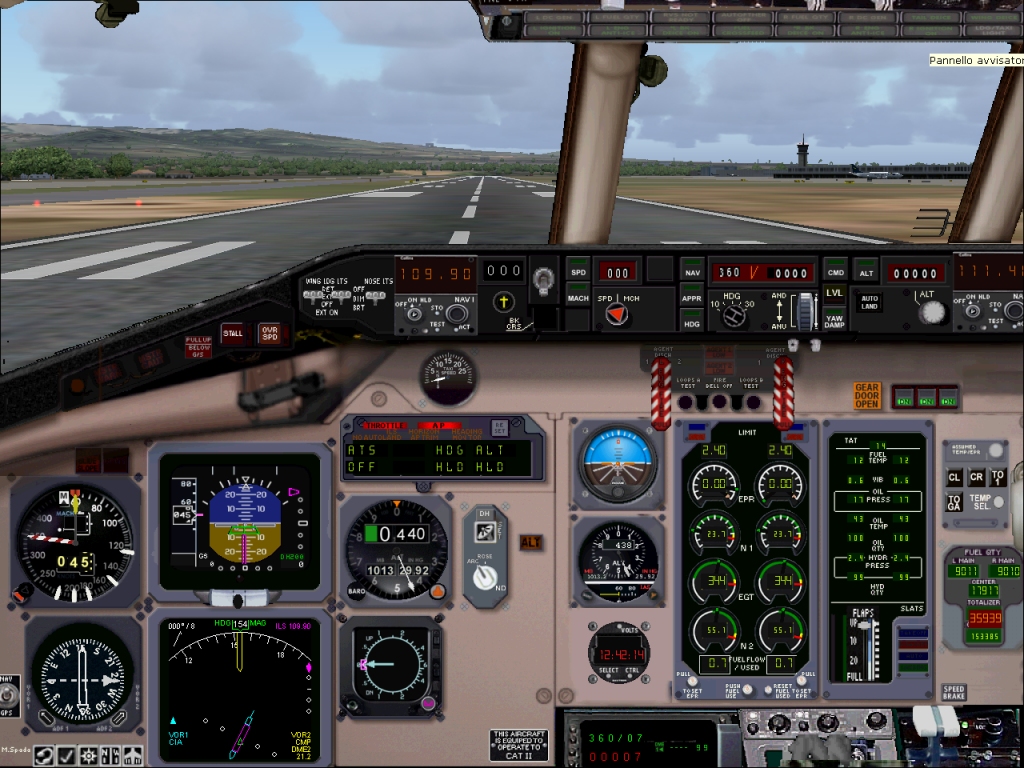 New Improved Fs2004 Panel For Mc-Donnel Douglas Md80 Made By Marco Spada