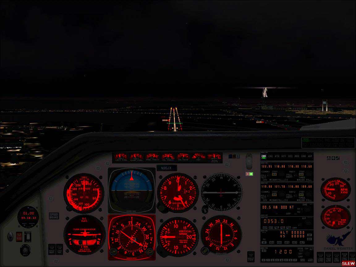 Daniel Webster College Mooney M20J This Textures Repaint Includes A Custom Panel With Nigh