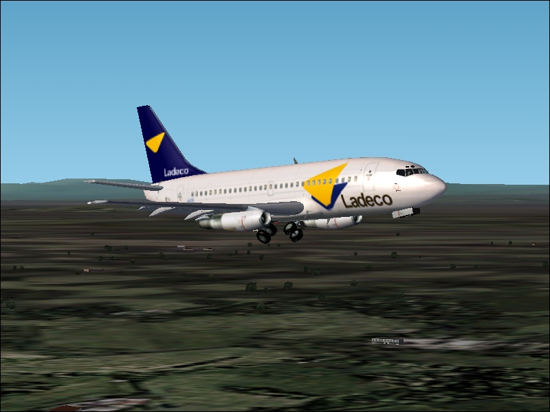 Fs2002/04 Ladeco The Brandnew Flightfx/Sgair Boeing 737-230 It Features The Latest Reflect