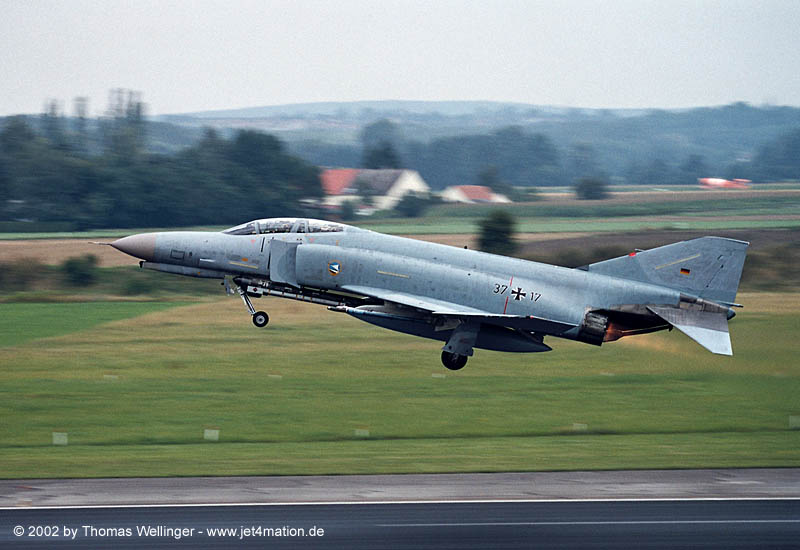 Fs2002/Fs2004 F-4F Phantom Ii German Airforce Jg74 37+17 Mcdonnell Phantom F-4F Of The Ger