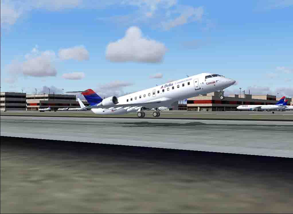 Fs2002/2004 Bombardier Canadian Regional Jet Crj 600-200 Comair Delta Connection Original