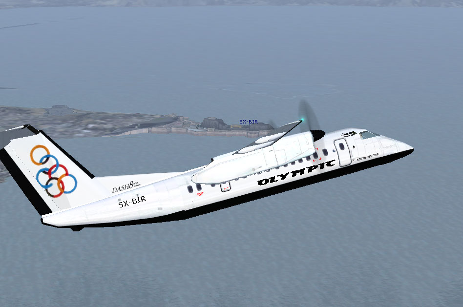 Fs2002-2004 Dash 8-100 Olympic Aviation By Maximos Sevastopoulos