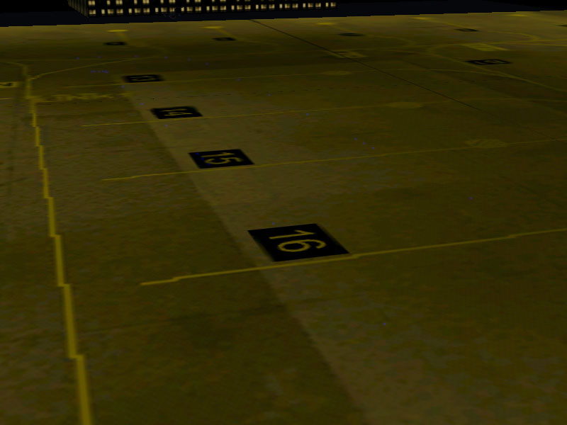 Fs2004 Scenery Linate East Apron With Stands And Night Lighting (Based On Aip Charts Oct 2