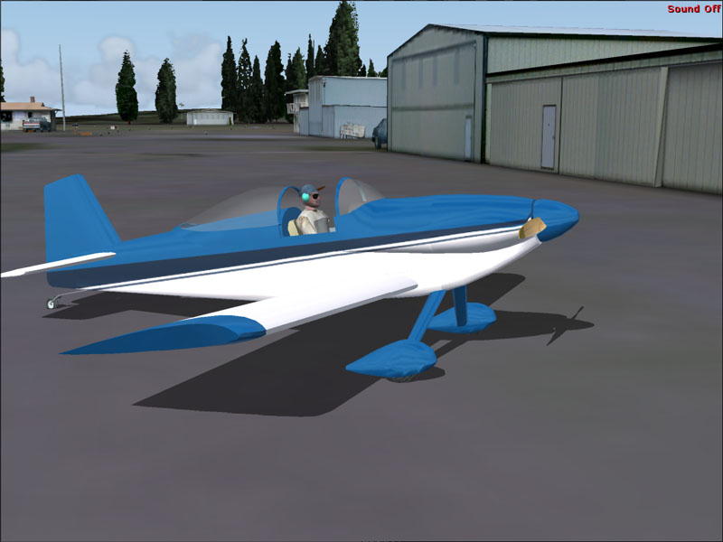 Vans Rv3 For Fs2004 A High Performance Sports Homebuilt Aircraft.this Model Has A Virtual