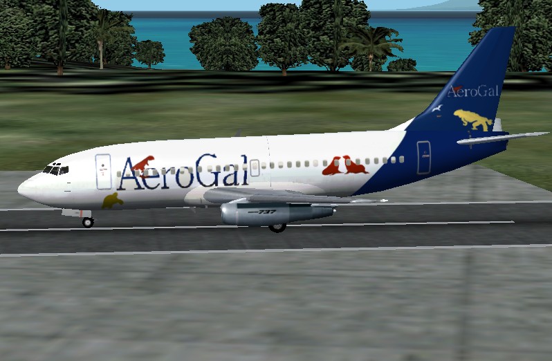 Aerogal 737-200 (Ecuador) Repintado Por: Sebastian Iturralde E-Mail: Sebas_Itu_At_Hotmail.