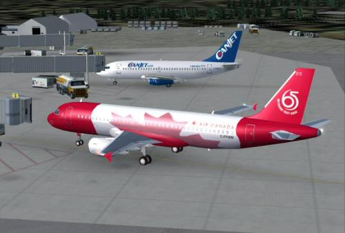 Fsp Ac 65Th Airbus A320-200 V2 For 2004 Complete Ai Airbus Model Set All Model Having Lod