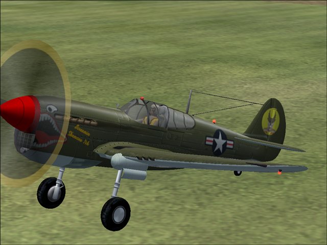 Fs2004 P-40 (3 Variations) 3 Repaints Of The P-40 Used In The Pacific Theatre Of Operation