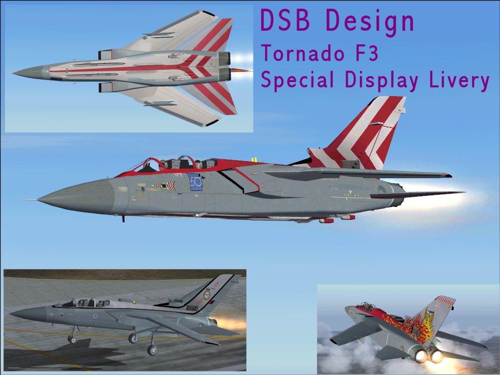 Fs 2002/2004 Special Display Liveries For The Tornado F3.By Dsb Design