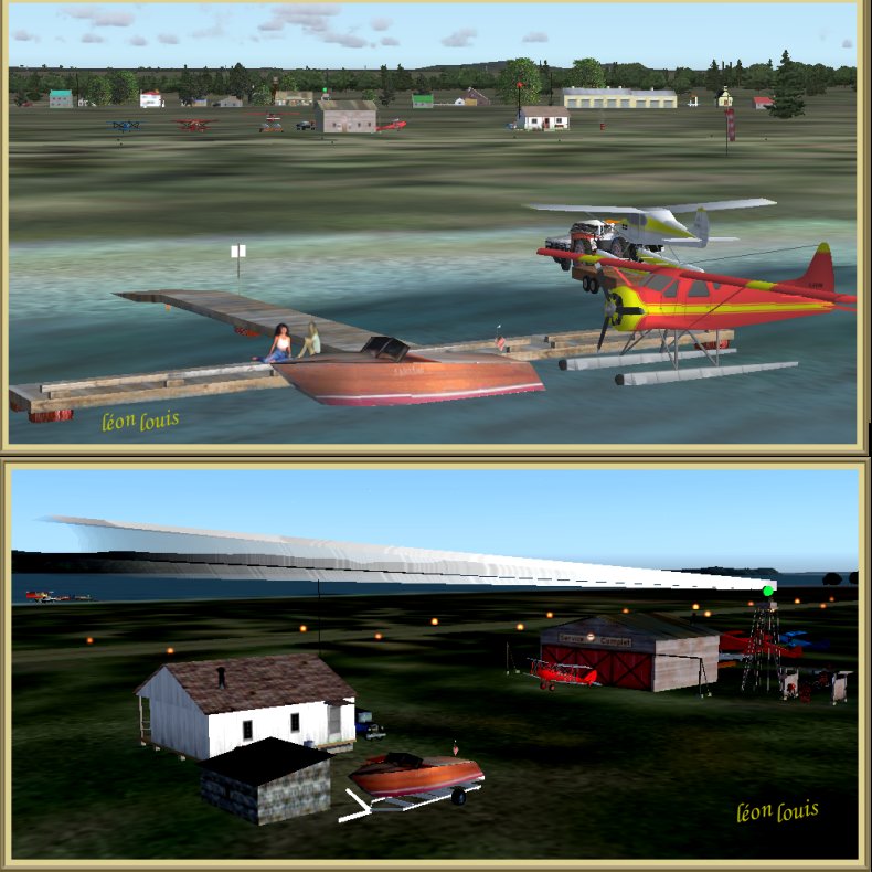 Québec Short Hops For Fs9 Kamouraska Cll2 This Scenery Is Located On The South Shore Of Th