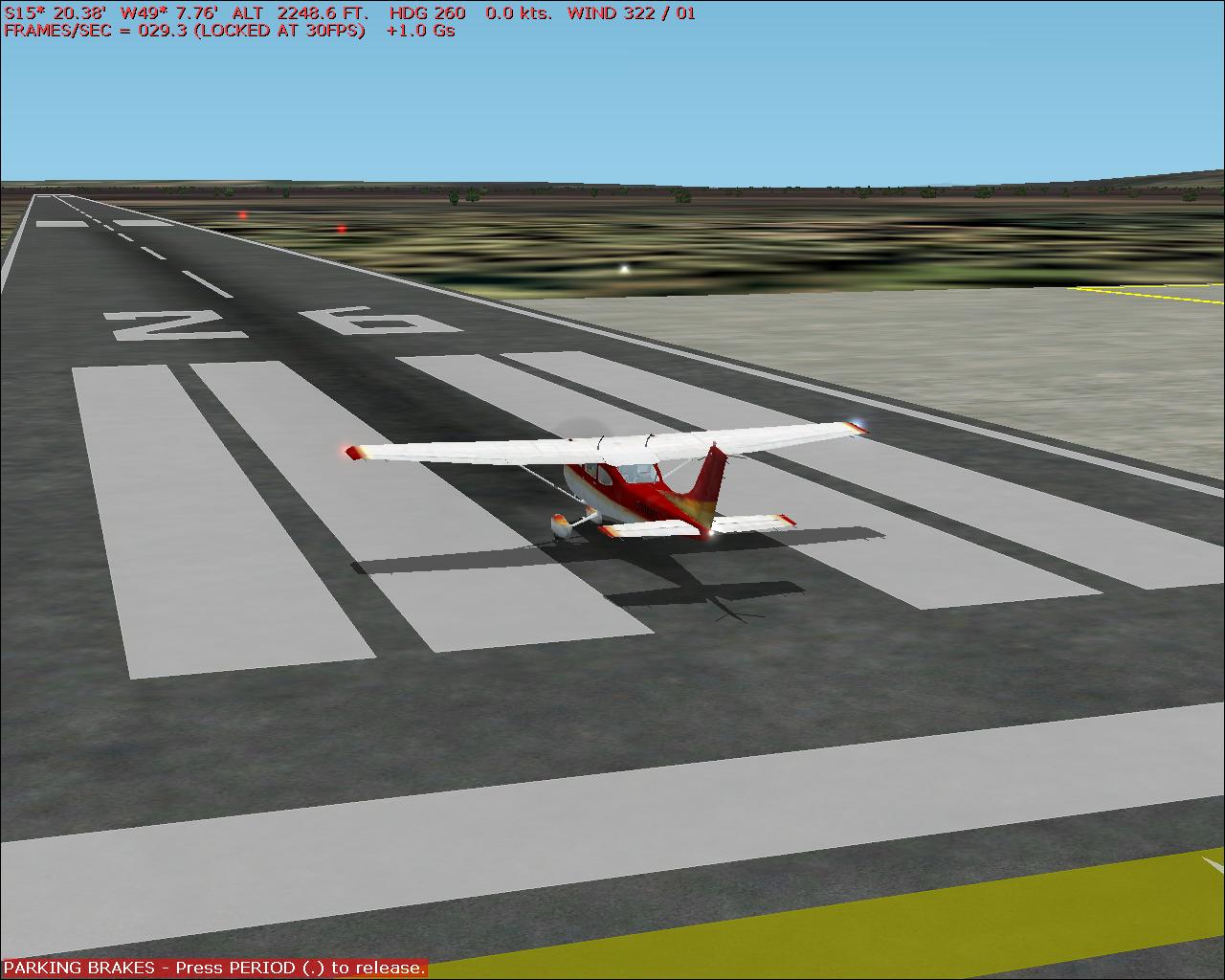 Fs2004 Scenery The City Goianésia, This Located In The Heart Of Brazil, Near Of Brasília (