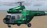 Mil Mi-2 For Fs2004 General-Purpose Light Helicopter,Paint In Agrocompany Niva (Ukraine),