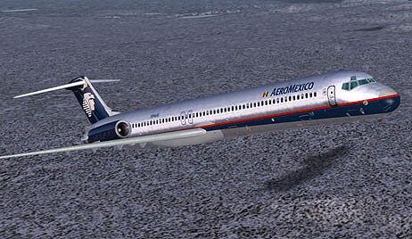 Fs2004 Aeromexico Mcdonnell Douglas Md-83 Aeromexico Has Seen Throughout Its History A Maj