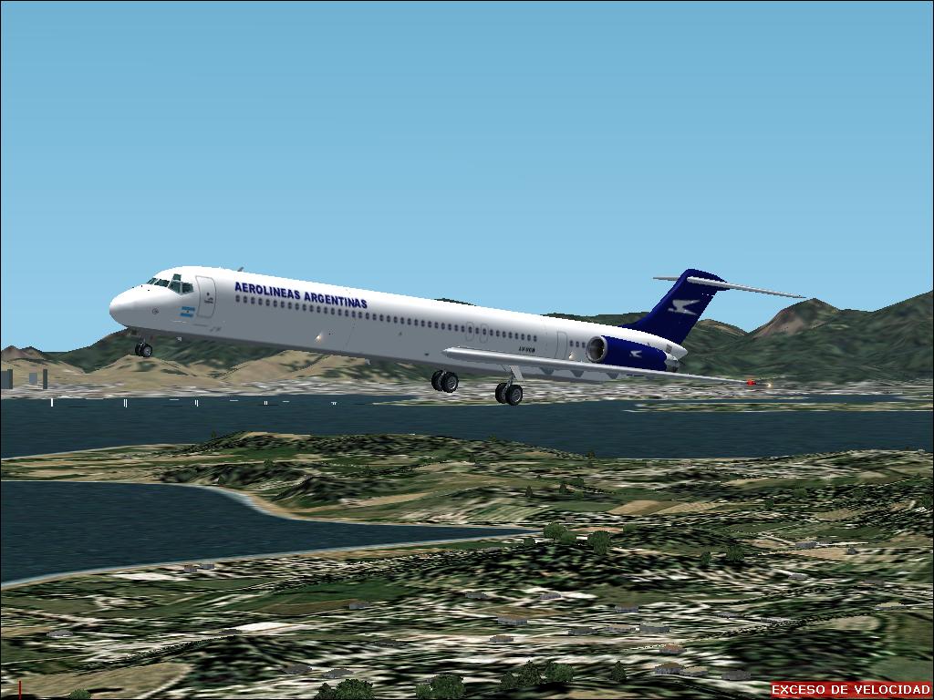 Fs2004 Mcdonnell Douglas Md83 Aerolineas Argentinas, Model By Sga Http://Sgair.net/ Repain
