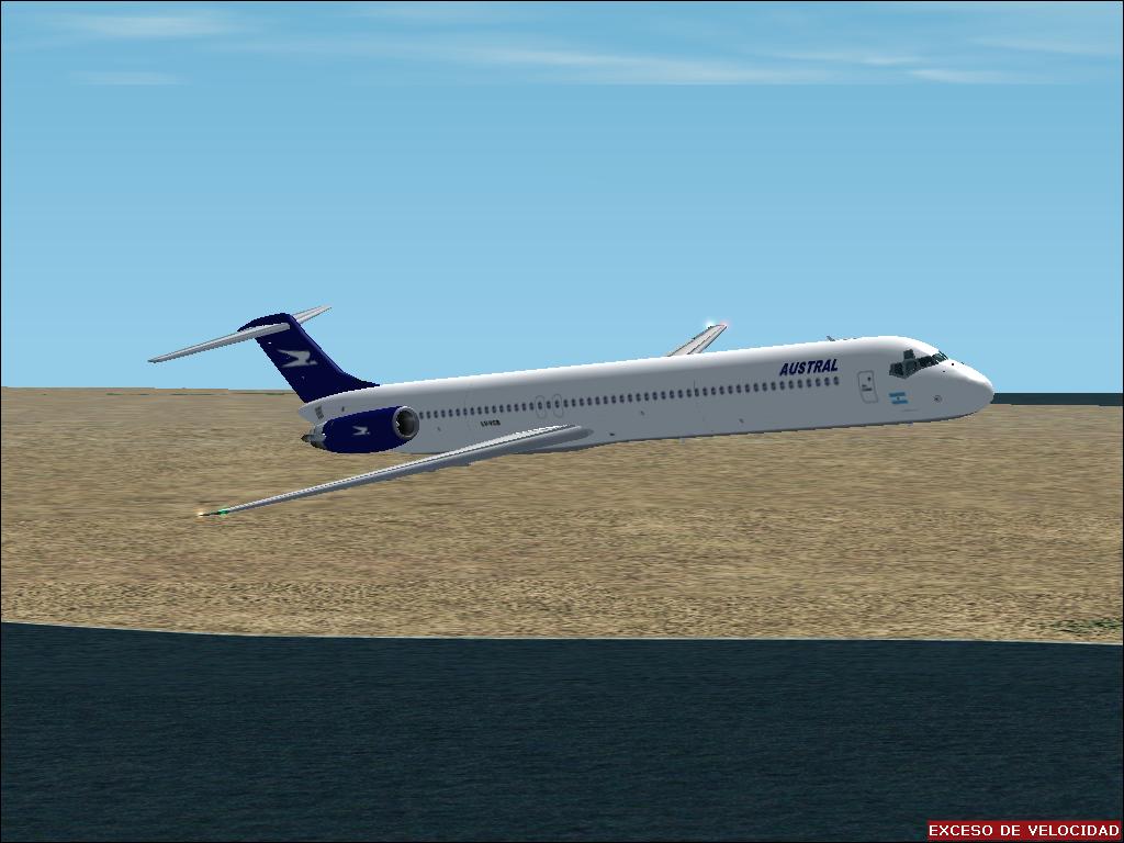 Fs2004 Mcdonnell Douglas Md83 Aerolineas Argentinas, Model By Sga Http://Sgair.net/ Repain