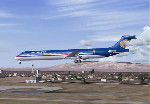Fs2004 Midwest Airlines Md-83 Textures Repaint A Textures Repaint Of The Md-83 By Sga/Ffx