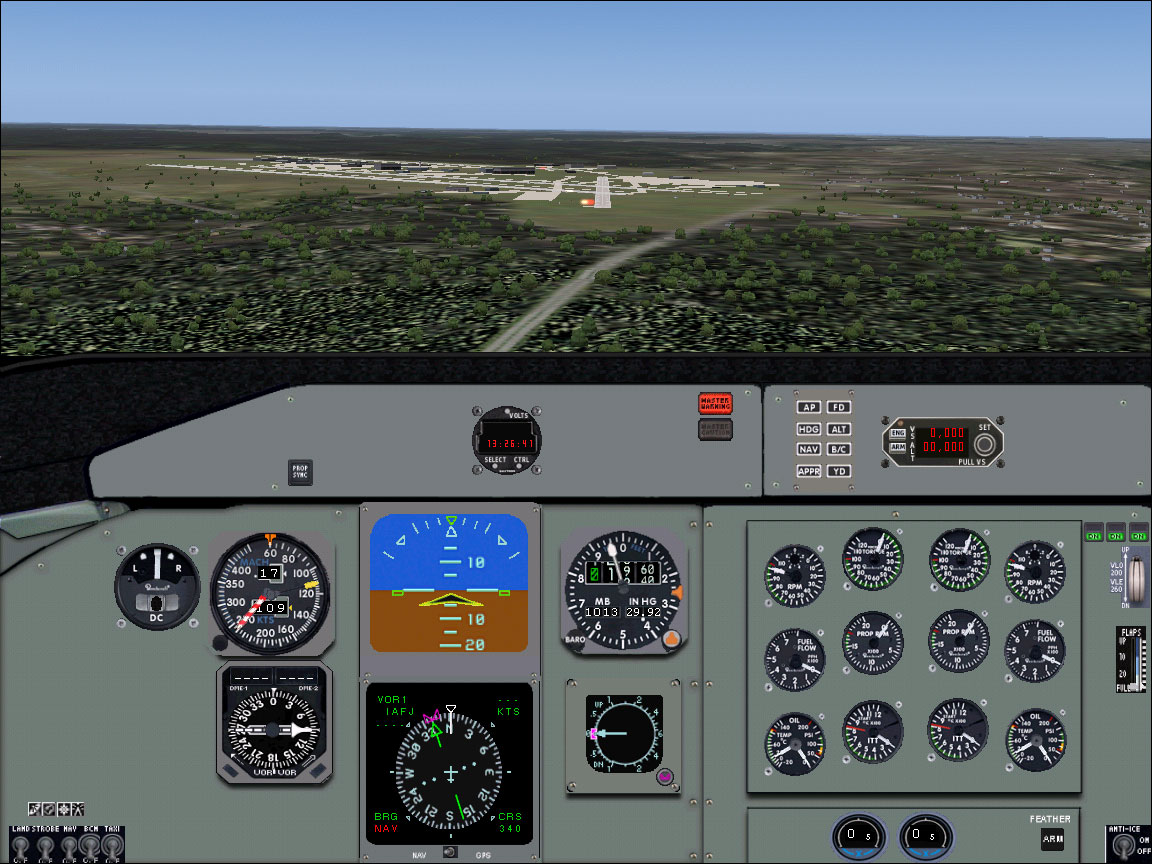 Fs2004 Dash 8 Panel Steam Gauges/Instruments For The Dash 8 With Great Visibility! — 1