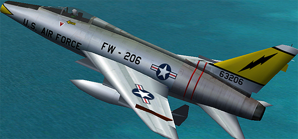 Fs2002 F-100D Super Sabre This Is A Textures Repaint Of My F-100D In The Markings Of The 4