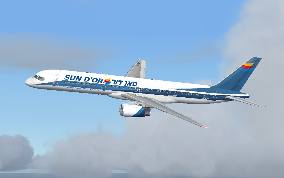 Fs2004 Israel Airlines Boeing 757-200 Professional Package Includes All The Boeing 757-200