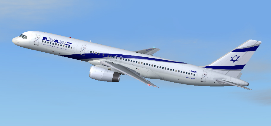 Fs2004 Israel Airlines Boeing 757-200 Professional Package Includes All The Boeing 757-200